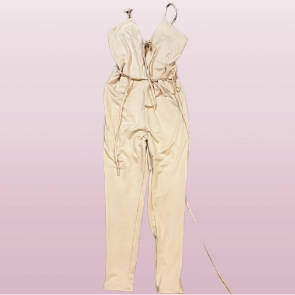COPY - Oh polly cream jumpsuit